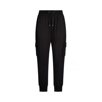 Pantaloni cargo de trening cu snur