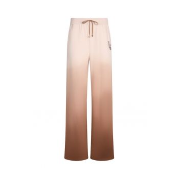 Pantaloni de trening cu snur si talie inalta