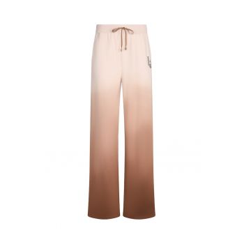 Pantaloni de trening cu snur si talie inalta
