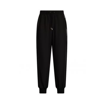 Pantaloni de trening relaxed fit cu paiete