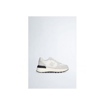 Pantofi sport cu detalii de piele intoarsa Brighty