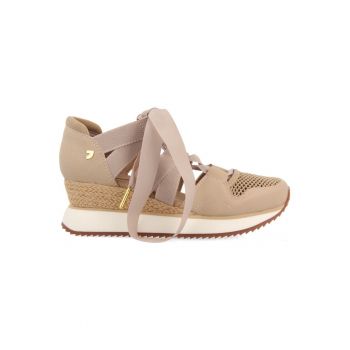 Pantofi sport cu garnituri de piele ecologica si decupaje Muir