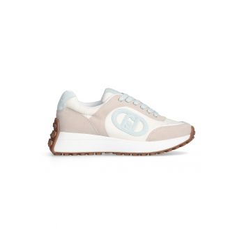 Pantofi sport cu insertii din piele intoarsa