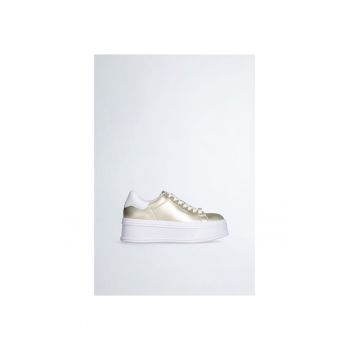 Pantofi sport de piele cu platforma