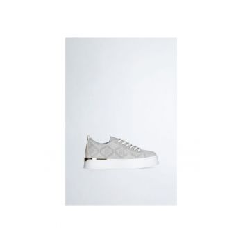 Pantofi sport de piele intoarsa cu perforatii