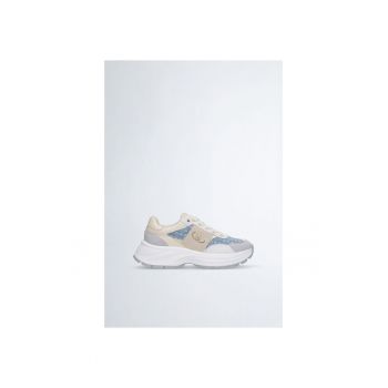 Pantofi sport de piele si piele intoarsa