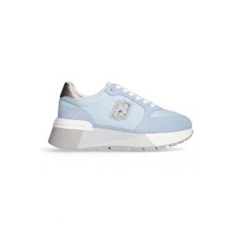Pantofi sport din piele si material textil cu logo Amazing 25