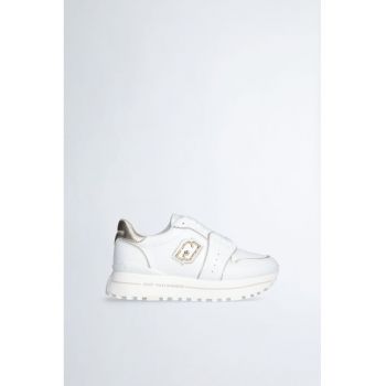 Pantofi sport wedge de piele
