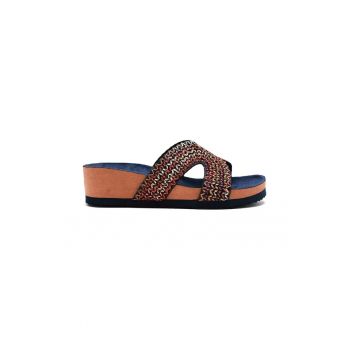 Papuci cu talpa wedge Pacific