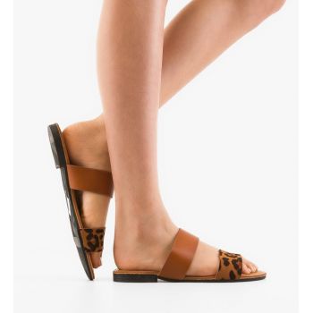 Papuci dama Leena Animal Print