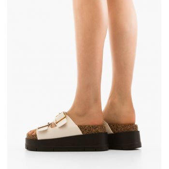 Papuci dama Olive Albi