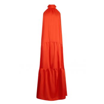 Rochie lejera cu decolteu halter