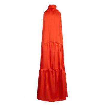 Rochie lejera cu decolteu halter