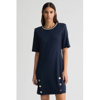 Rochie scurta cu nasturi