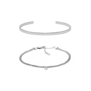 Set de bratari din otel inoxidabil - 2 Piese