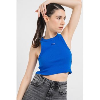 Top crop cu detaliu logo Baby