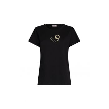 Tricou de bumbac cu logo