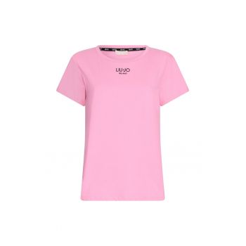 Tricou de bumbac cu logo
