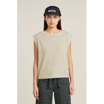 Tricou din bumbac organic cu detaliu logo