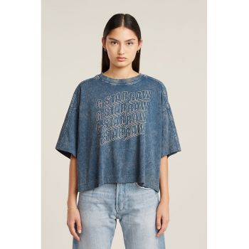Tricou supradimensionat cu logo