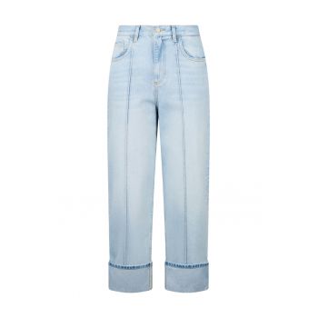 Blugi crop drepti