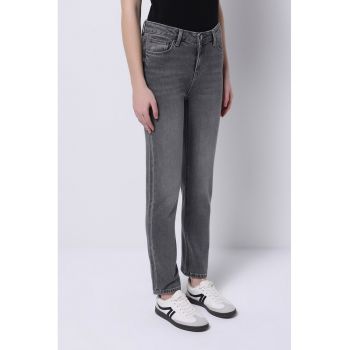 Blugi slim-fit cu design 5 buzunare