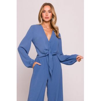 Bluza scurta cu maneci lungi bufante -