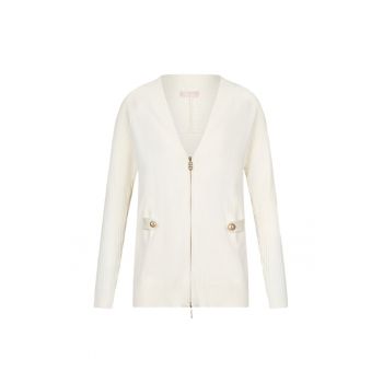 Cardigan lejer cu buzunare laterale