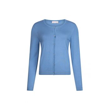Cardigan slim fit cu nasturi bijuterie
