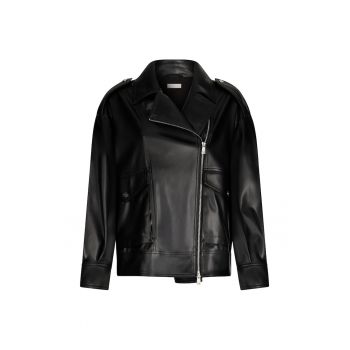 Jacheta biker din piele ecologica