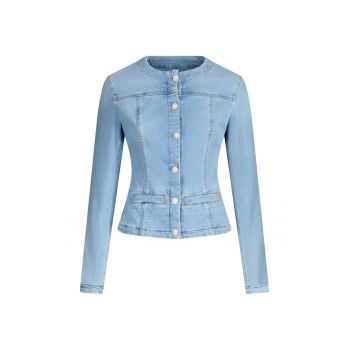 Jacheta cambrata din denim