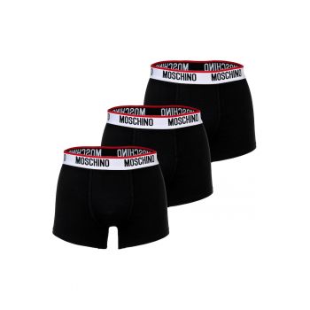 MOSCHINO - Set de boxeri cu logo - 3 perechi