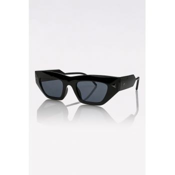 Ochelari de soare cat-eye unisex cu aspect masiv