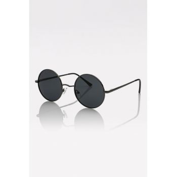 Ochelari de soare unisex cu lentile polarizate si aspect metalic