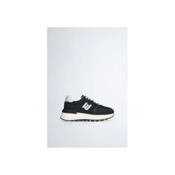 Pantofi sport cu detalii de piele intoarsa Brighty