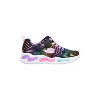 Pantofi sport cu imprimeu si lumini Led Wavy Beams