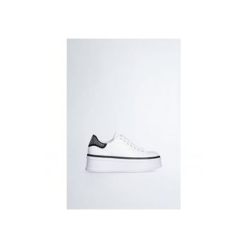 Pantofi sport wedge cu strasuri