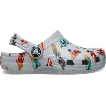 Papuci Crocs Classic Race Cars Graphic Cg T
