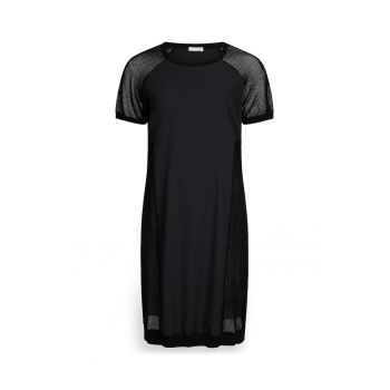 Rochie cu insertii de plasa
