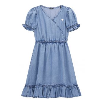 Rochie din amestec de lyocell cu croiala A