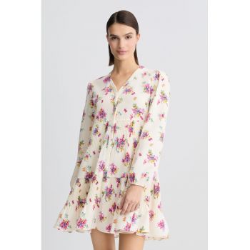 Rochie mini cu imprimeu floral