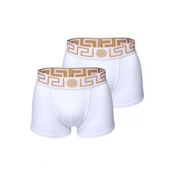 Set de boxeri cu banda logo in talie 48293 - 2 perechi