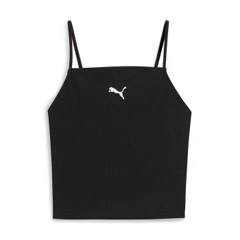 Top din amestec de bumbac cu logo