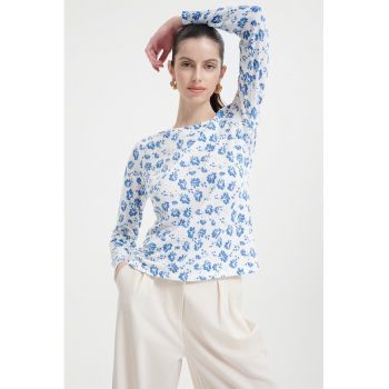 Bluza cu model floral