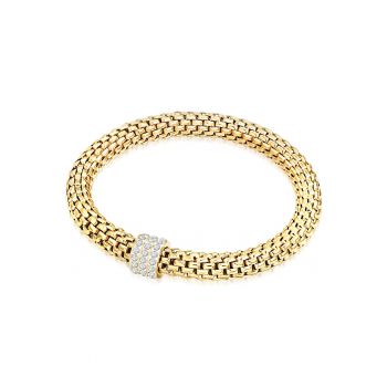 Bratara placata cu aur de 14K