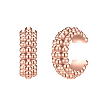 Cercei placati cu aur rose de 14K