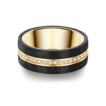 Inel de otel inoxidabil cu zirconia