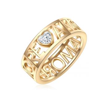 Inel placat cu aur de 14K
