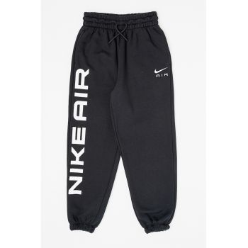 Pantaloni sport din amestec de bumbac cu logo