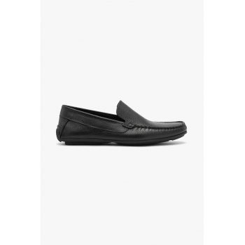Pantofi loafer din piele cu talpa aderenta